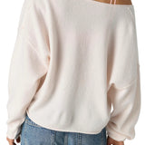 Free People | See Me V-Neck Pullover- Ballet Slipper