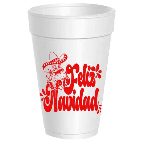 Christmas Styrofoam Cups | Various