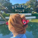 Solar Eclipse | Hand-painted Lucky Eye Heart Hair Claw Clip