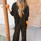By Together | Daily Ease Knit Top - Black