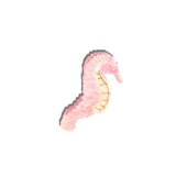 Solar Eclipse | Hand-painted Seahorse Claw Hair Clip