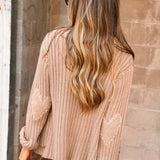 Kerri Rosenthal | Brooklyn Girl Sweater Jacket - Light Sable