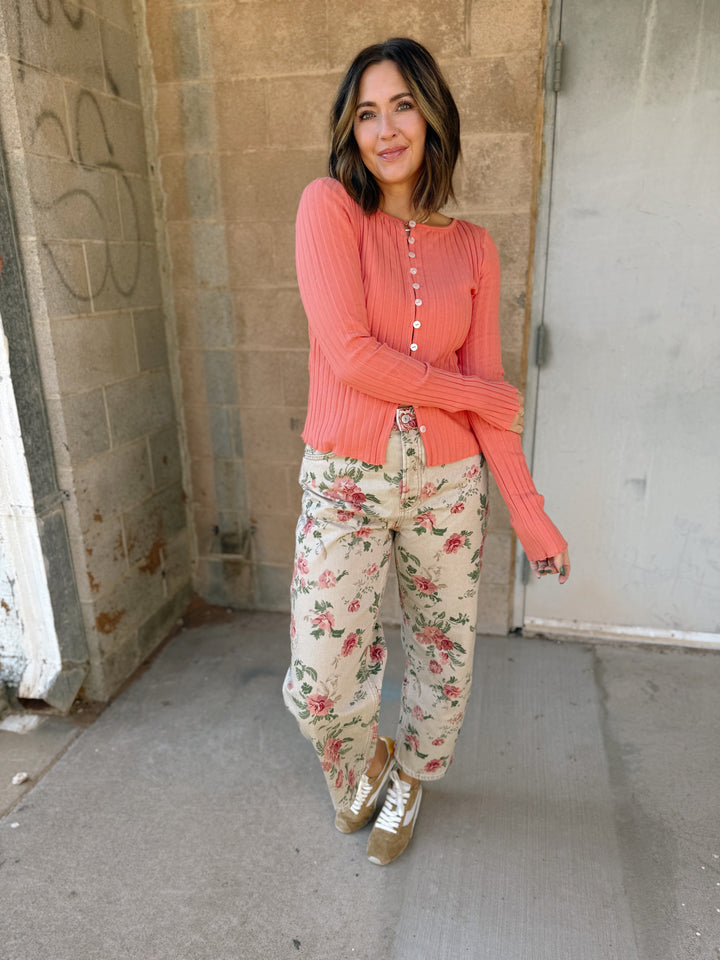 Free People | Tilly Long Sleeve - Crabapple