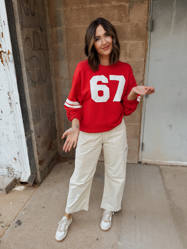 67 Sweatshirt - Red