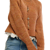 Free People | Low Tide Pullover - Cinnamon Spice