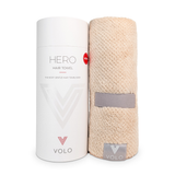 VOLO Beauty | Hero Hair Towel- Latte Luxe Tube