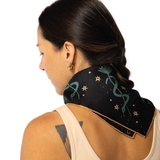 Jenni Earle | Silk Scarf - “Lasso the Stars” - Square Neck & Hair Scarf