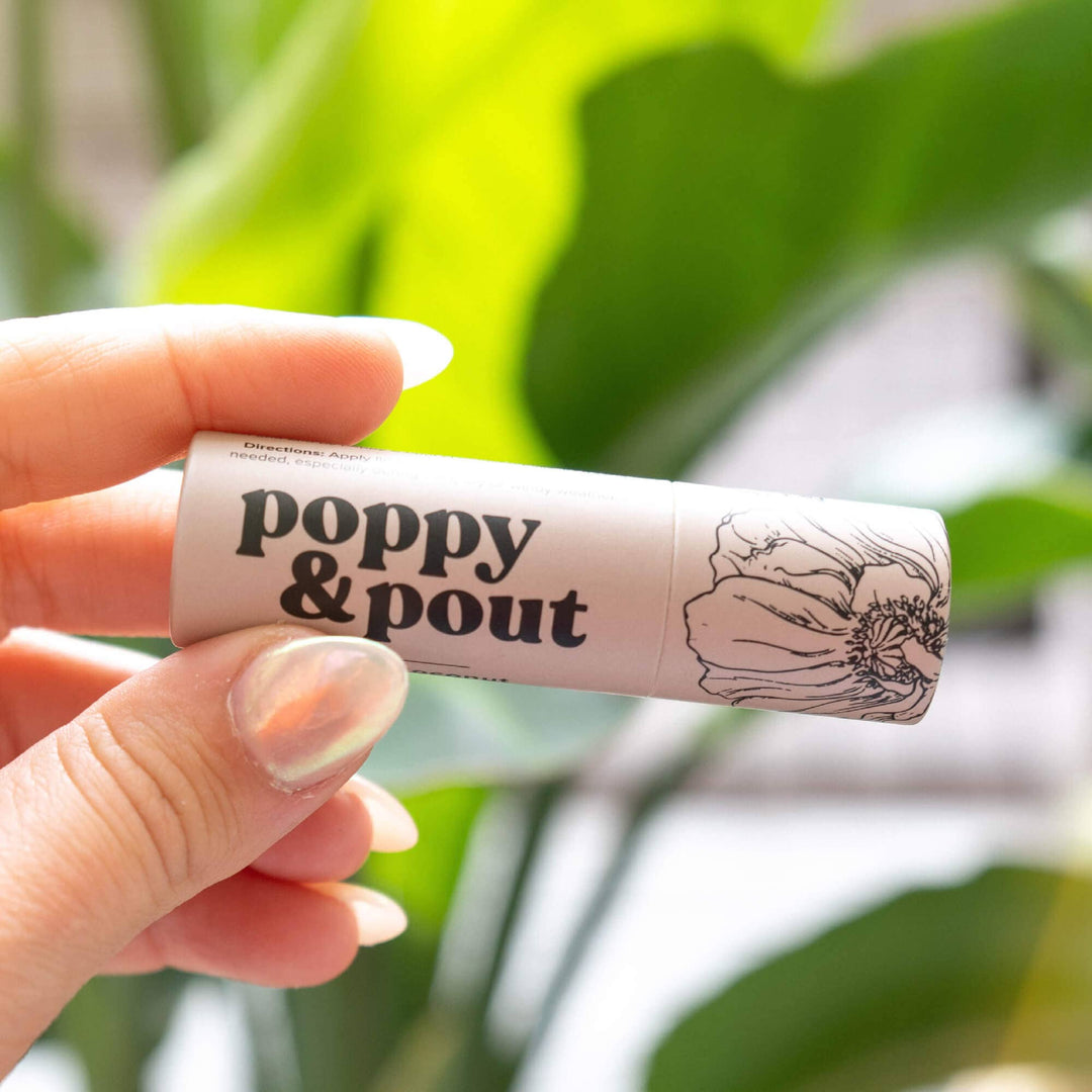 Poppy & Pout Lip Balm | Island Coconut