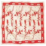 Jenni Earle | Silk Scarf - “Kickin' Up Dust” - Square Neck & Hair Scarf