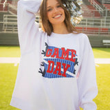 Charlie Southern | Gameday Pennant Mockneck - Grey