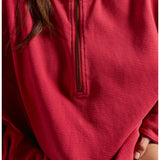 Free People | Celeste Quarterzip - Salsa