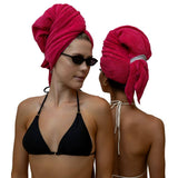 VOLO Beauty | Hero Hair Towel-Dahlia Luxe Tube