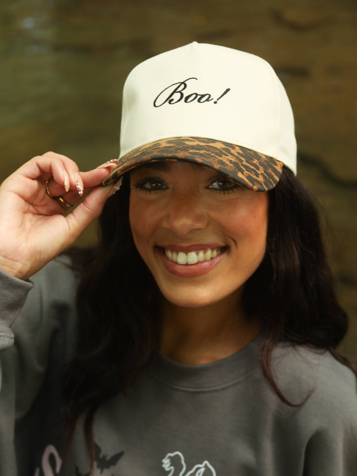 Boo Cheetah Two Tone Trucker
