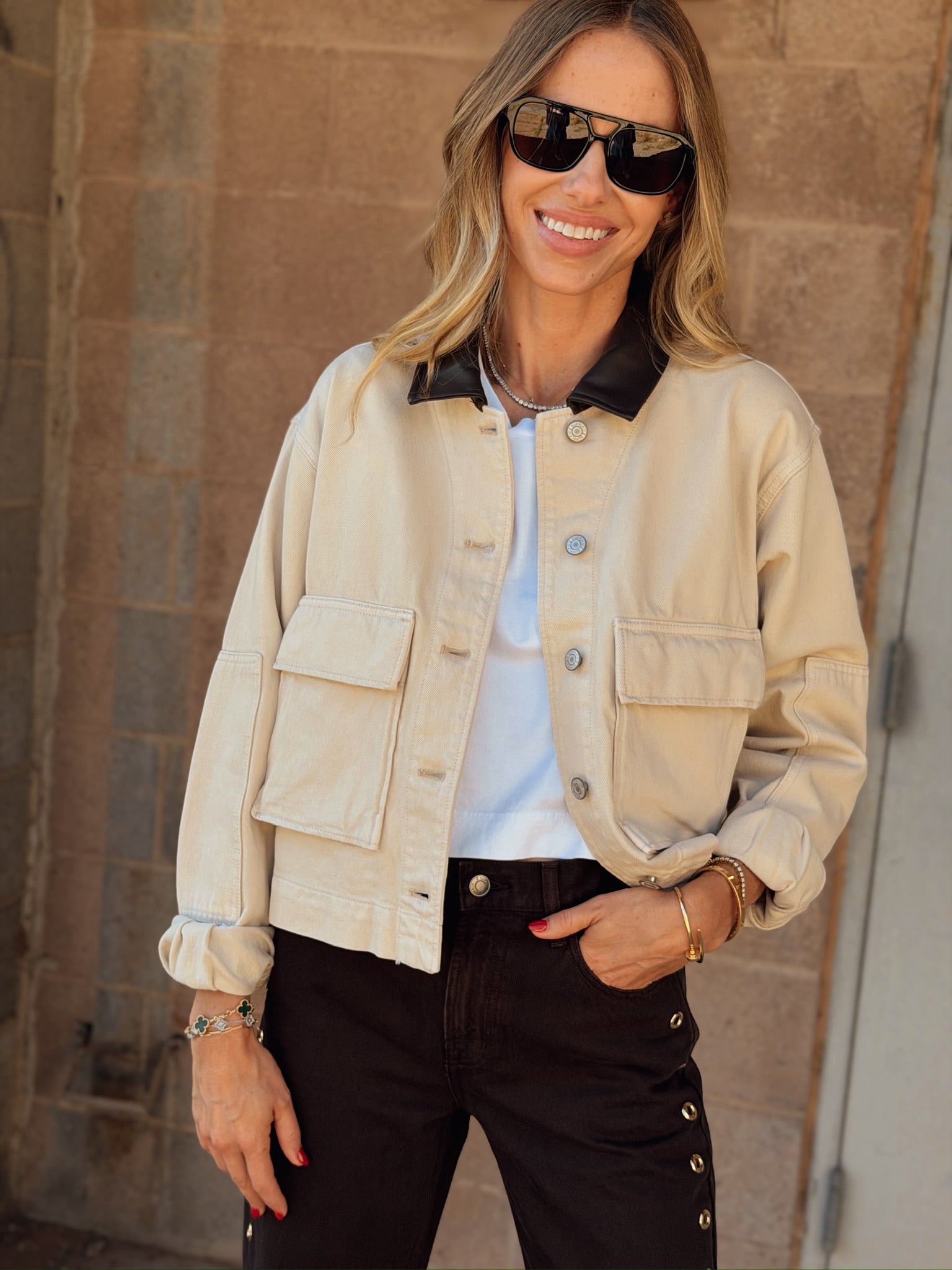 Z Supply | Rey Cropped Chore Jacket - Soapstone