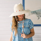 Sunshine Tienda | Cherry Pinstripe Removable Strap