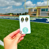 Beaded Football Studs | Various