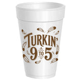 Sassy Cups | Turkin 9 to 5 - Thanksgiving - 10 Pack