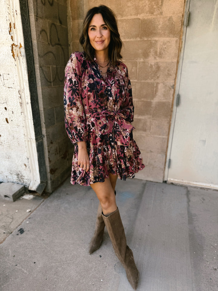 Free People | Kiki Kitten Heel Boot - Tan Suede