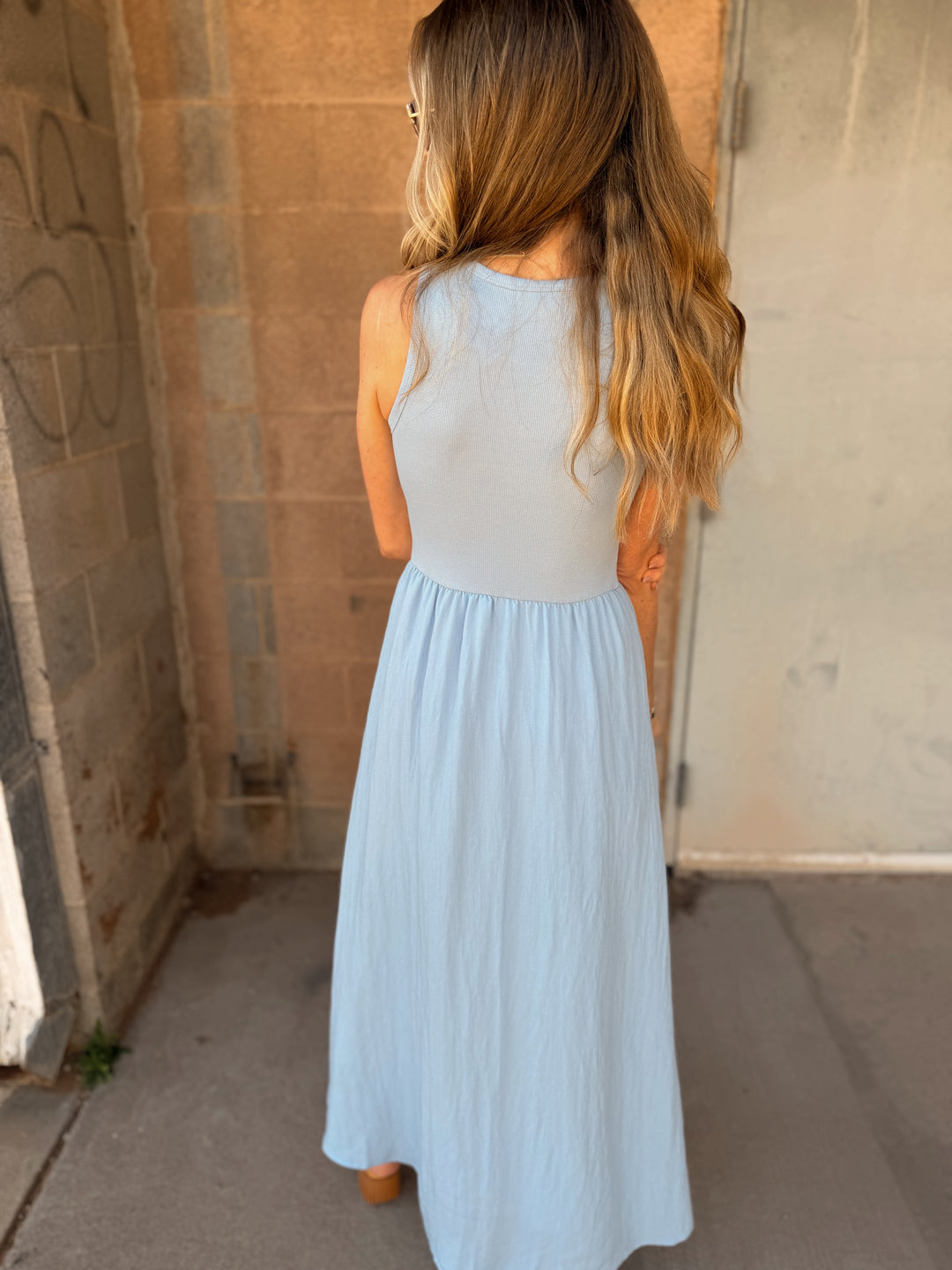 Z Supply | Charlotte Midi Dress - Blue Light