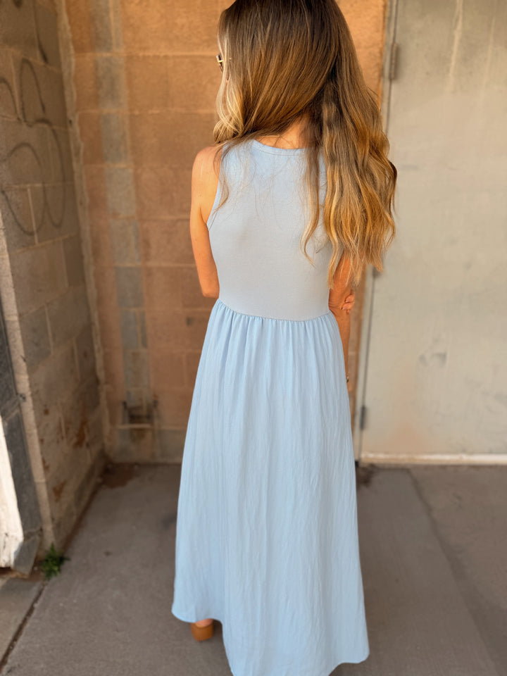 Z Supply | Charlotte Midi Dress - Blue Light