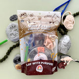 Earth Grown KidDoughs | Dinosaur Fossil Dig KidDough Play Kit