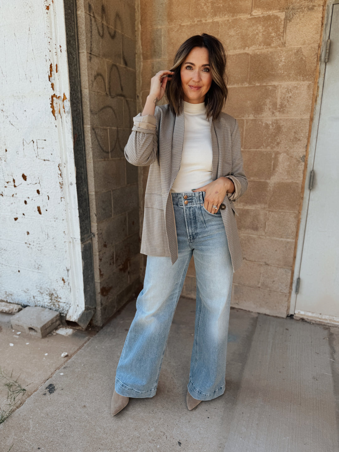 Pistola | Lana High Rise Ultra Wide Leg Jean - Terrace