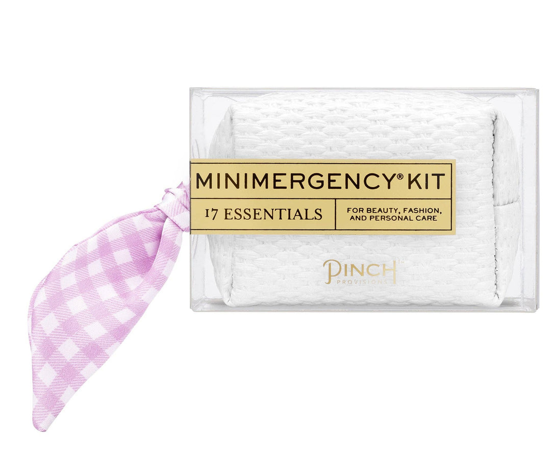 Gingham Scarf Minimergency Kit