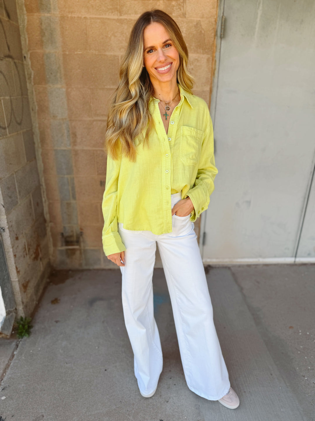 We The Free | Linen Laurel Top - Early Bloomer