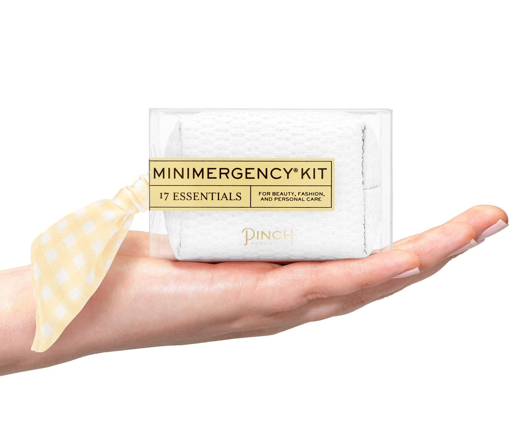 Gingham Scarf Minimergency Kit