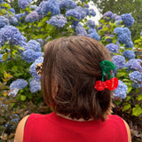 Solar Eclipse | Hand-painted Cherry Fruit Claw Hair Clip