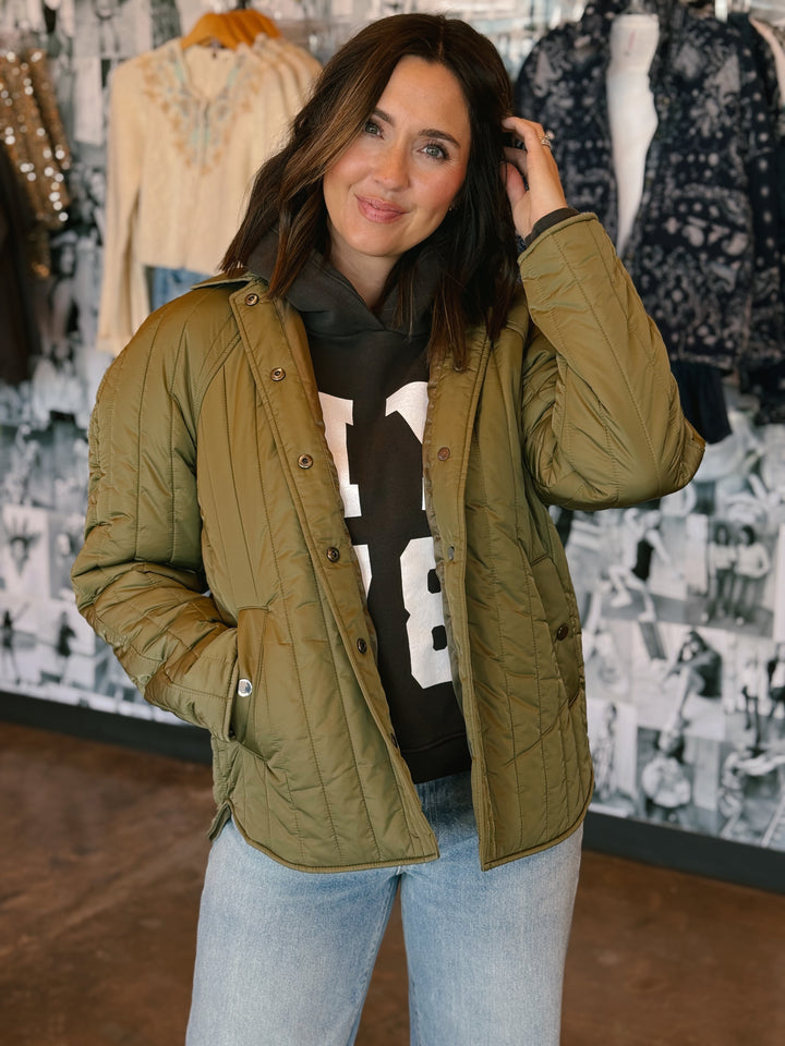 Pistola | Sawyer Quilted Barn Jacket - Olive