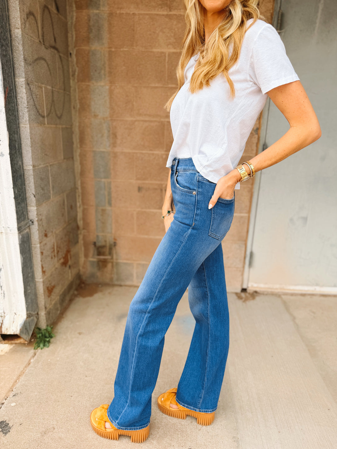 Pistola | Evie High Rise Slim Boot Jean - Eternity