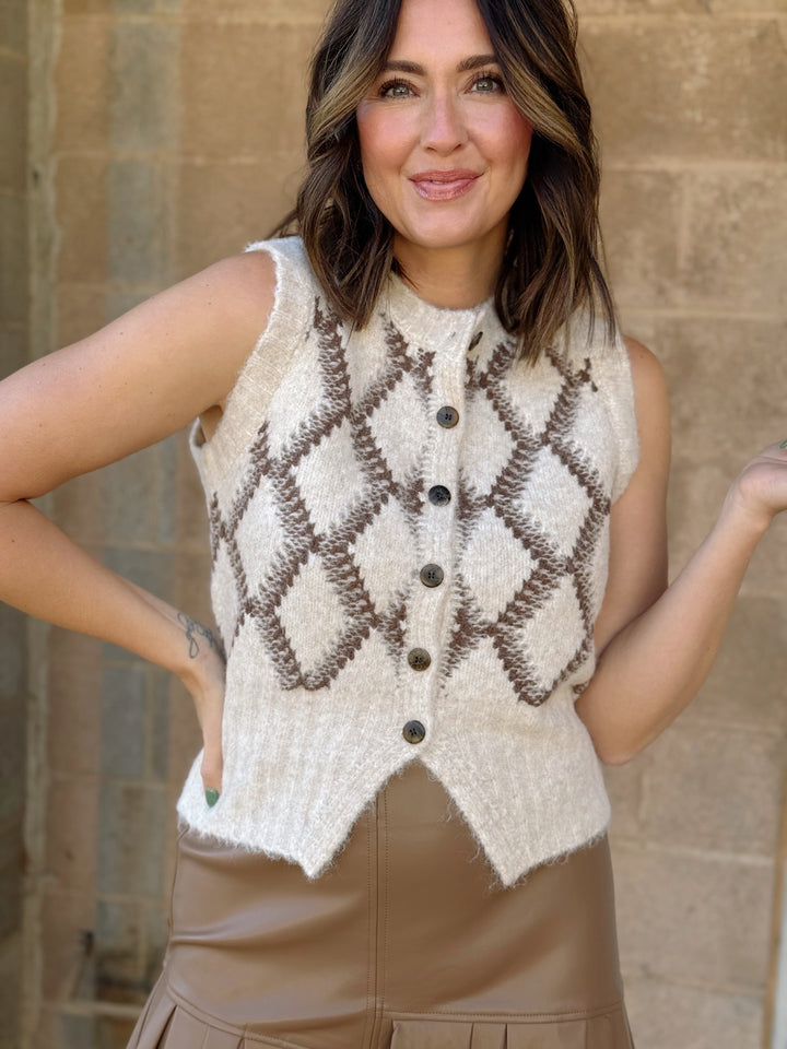 Heartloom | Mina Vest - Ecru