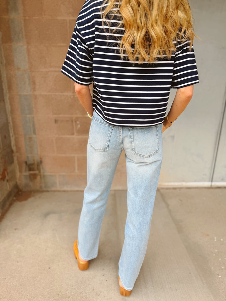 Pistola | Issa Mid Rise Relaxed Straight Jean - Road Trip