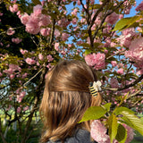Solar Eclipse | Hand-painted Mini Claw Hair Clip - Bee