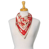 Jenni Earle | Silk Scarf - “Kickin' Up Dust” - Square Neck & Hair Scarf