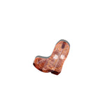 Solar Eclipse | Hand-painted Daisy Cowboy Boot Claw Hair Clip