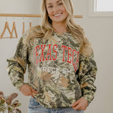 LivyLu | Texas Tech Camo Sweatshirt