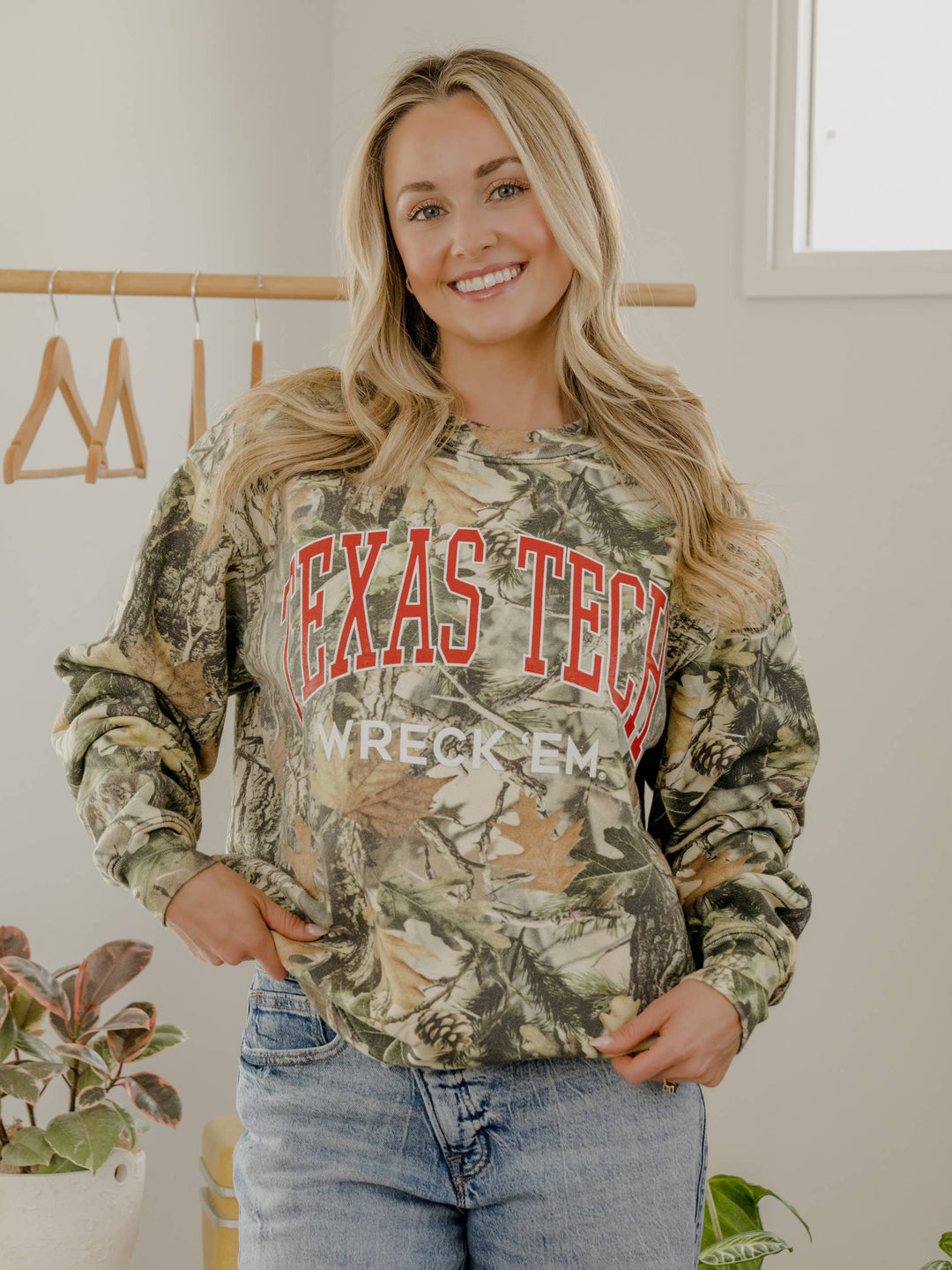 LivyLu | Texas Tech Camo Sweatshirt