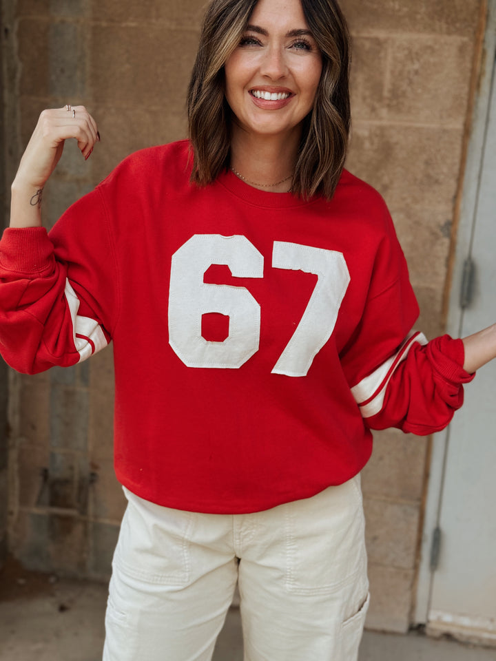 67 Sweatshirt - Red