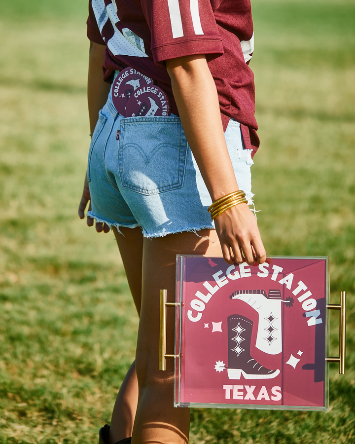 College Station Acrylic Tray