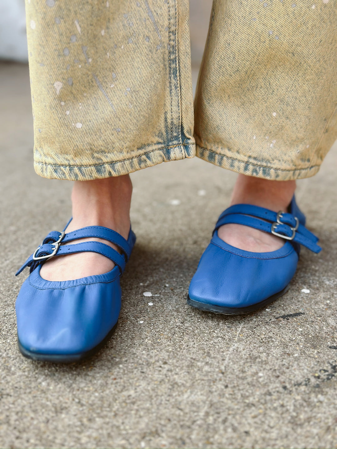 Free People Gemini Ballet Flat | Cobalt