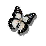 Solar Eclipse | Hand-painted Monarch Butterfly Claw Hair Clip