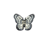 Solar Eclipse | Hand-painted Paper Kite Butterfly Claw Hair Clip