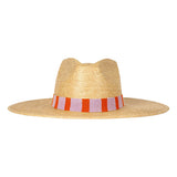 Sunshine Tienda | Lilian Palm Hat - Red/Lavender
