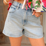 Pistola | Aoki High Rise A-Line Short - Terrace