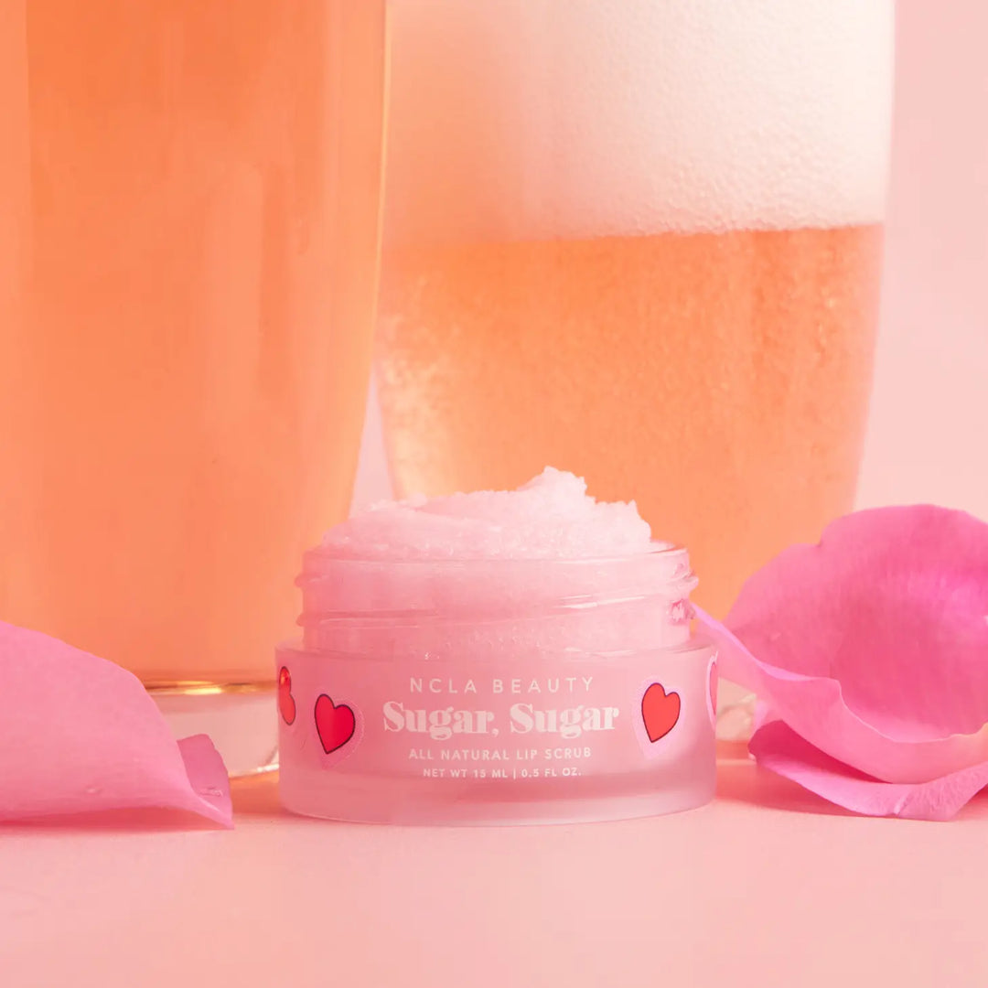 NCLA Sugar Pink Champagne Lip Scrub | Valentines Day Edition