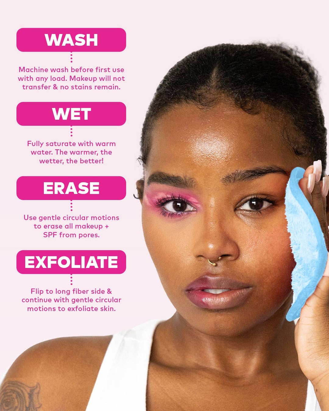 Cloud 9 MakeUp Eraser 7-Day Gift Set & Cosmetic Bag