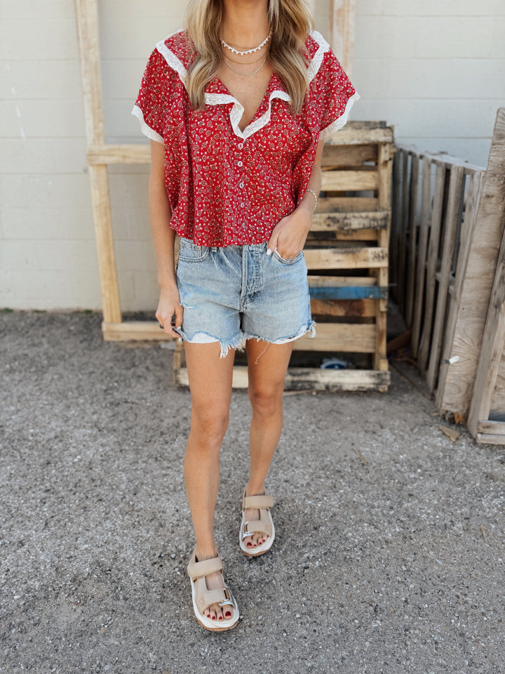 Pistola | Nova High Rise Cut Off Short - Garcon Vintage