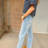 Pistola | Issa Mid Rise Relaxed Straight Jean - Road Trip